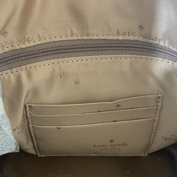 Kate Spade Leila Medium Dome Backpack Pebbled Leather Warm Ginger NWOT - Picture 10 of 11